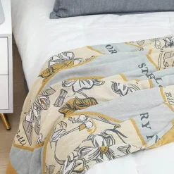 The Blanket Nook Bettzeug-Boho-Baumwolldecke – Leichte Sommerdecke für Betten und Sofas