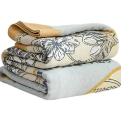 The Blanket Nook Bettzeug-Boho-Baumwolldecke – Leichte Sommerdecke für Betten und Sofas