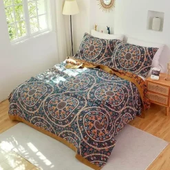 The Blanket Nook Bettzeug-Boho-Baumwolldecke – Leichte Sommerdecke für Betten und Sofas