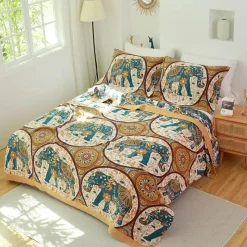 The Blanket Nook Bettzeug-Boho-Baumwolldecke – Leichte Sommerdecke für Betten und Sofas