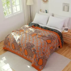 The Blanket Nook Bettzeug-Boho-Baumwolldecke – Leichte Sommerdecke für Betten und Sofas