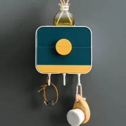 The Blissful Bath Badezimmer-Bohrfreier Seifenspender zur Wandmontage – praktischer Badezimmer-Organizer