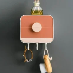 The Blissful Bath Badezimmer-Bohrfreier Seifenspender zur Wandmontage – praktischer Badezimmer-Organizer