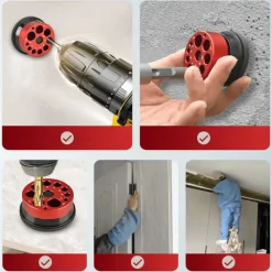 The Outdoor Vault Heimwerkzeuge|Outdoor & Garten-Bohrstaubsammler – Clean Cut-Aufsatz für reibungsloses Bohren