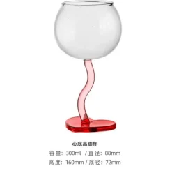 Plates u0026 More Küche & Esszimmer-Borosilikat-Weinkelch - Hitzebeständiger Champagnerbecher