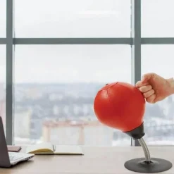 The Relaxation Nook Fitness-Gadgets|Gesundheits- Und Entspannungstools-Boxball zur Stressbewältigung – Schreibtisch-Trainingsgerät zur Linderung von Angstzuständen