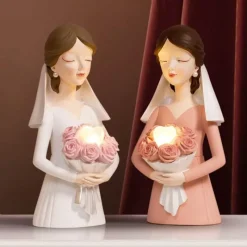 Illuminate Home Beleuchtung-Brautstrauß-Ornamente – Elegante Hochzeitsdeko-Accessoires