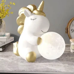 Bright Accents Beleuchtung-Bären-Nachtlampe – Süßes Tischlicht aus Kunstharz