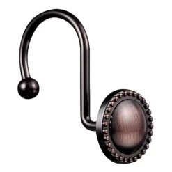 Aqua Essence Badezimmer-Bronze Shower Curtain Hooks - Decorative Bathroom Accessories