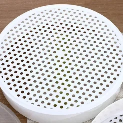 Tom Küche & Esszimmer-Brötchendämpfer für die Mikrowelle – 12-lagiges, langlebiges Küchenwerkzeug für perfekt gedämpfte Brötchen