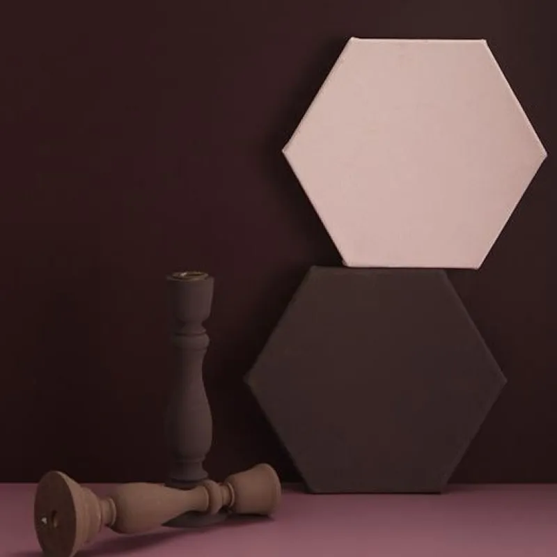 Tom Wohndeko-Brush Painted Wood Candle Holder – Vintage Matte Decorative Stand