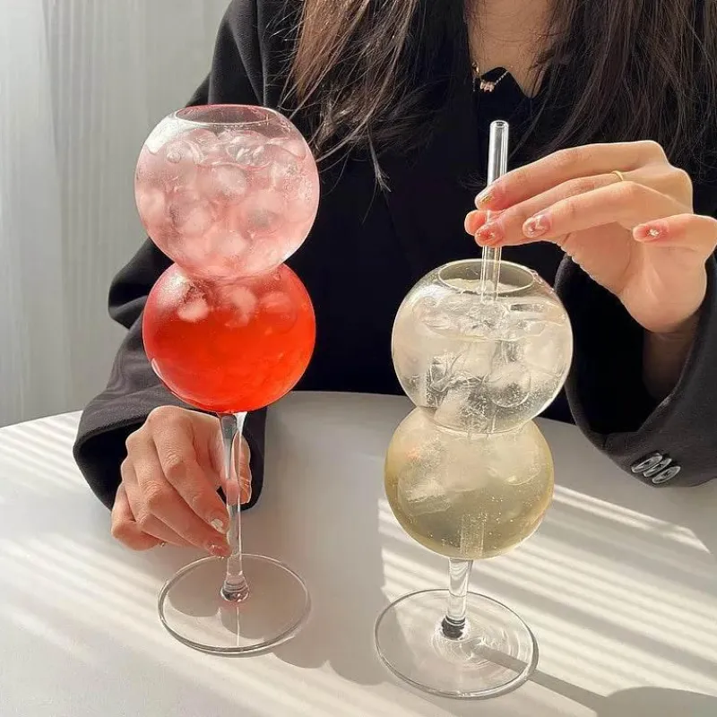 Feast Essentials Küche & Esszimmer-Bubble Ball Gläser – Einzigartige Trinkgefäße für Bars und Restaurants