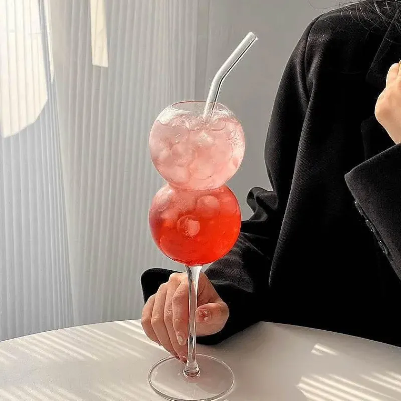 Feast Essentials Küche & Esszimmer-Bubble Ball Gläser – Einzigartige Trinkgefäße für Bars und Restaurants