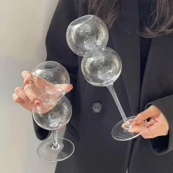 Feast Essentials Küche & Esszimmer-Bubble Ball Gläser – Einzigartige Trinkgefäße für Bars und Restaurants