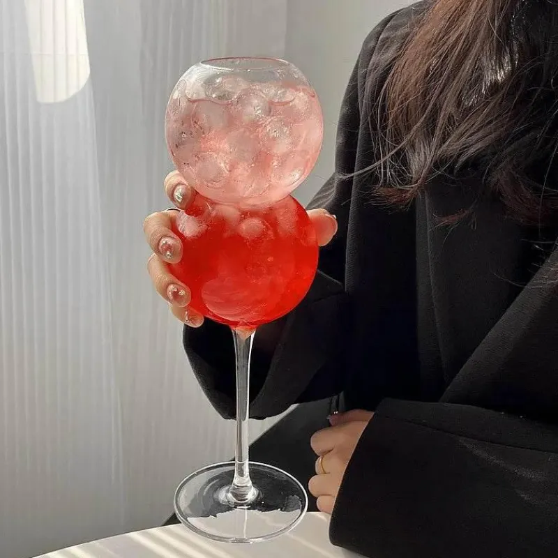 Feast Essentials Küche & Esszimmer-Bubble Ball Gläser – Einzigartige Trinkgefäße für Bars und Restaurants