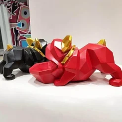 Accent Haven Küche & Esszimmer-Bulldog-Bonbonbox-Halter – Kreativer Süßigkeitenbehälter mit Hundemotiv