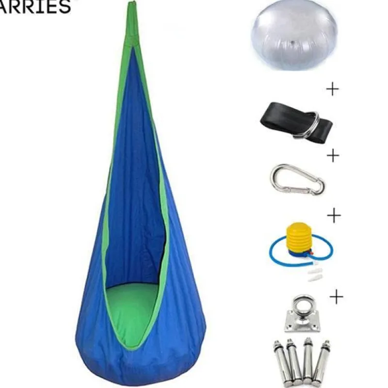 Kinder Nomad Gear Kinderzimmermöbel|Kinderwagen & Zubehör-Bunte Kinderhängematte - Gemütlicher Kinderbett-Kokon