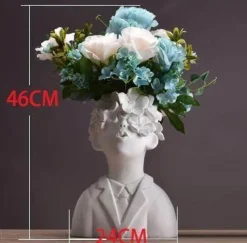 Timeless Vessels Wohndeko-Bunte Kindervasen aus Kunstharz – lustige Kinderdekoration