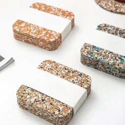 Brew Bliss Küche & Esszimmer-Bunte Korkuntersetzer – Lebendige Getränkeuntersetzer fürs Homeoffice