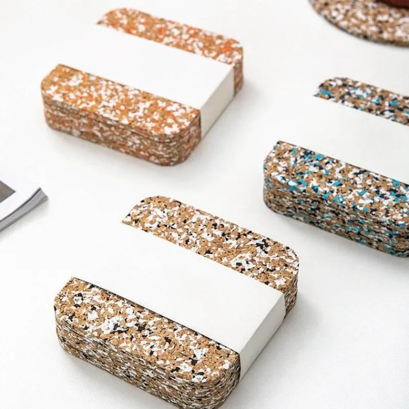 Brew Bliss Küche & Esszimmer-Bunte Korkuntersetzer – Lebendige Getränkeuntersetzer fürs Homeoffice