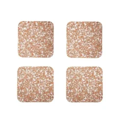 Brew Bliss Küche & Esszimmer-Bunte Korkuntersetzer – Lebendige Getränkeuntersetzer fürs Homeoffice