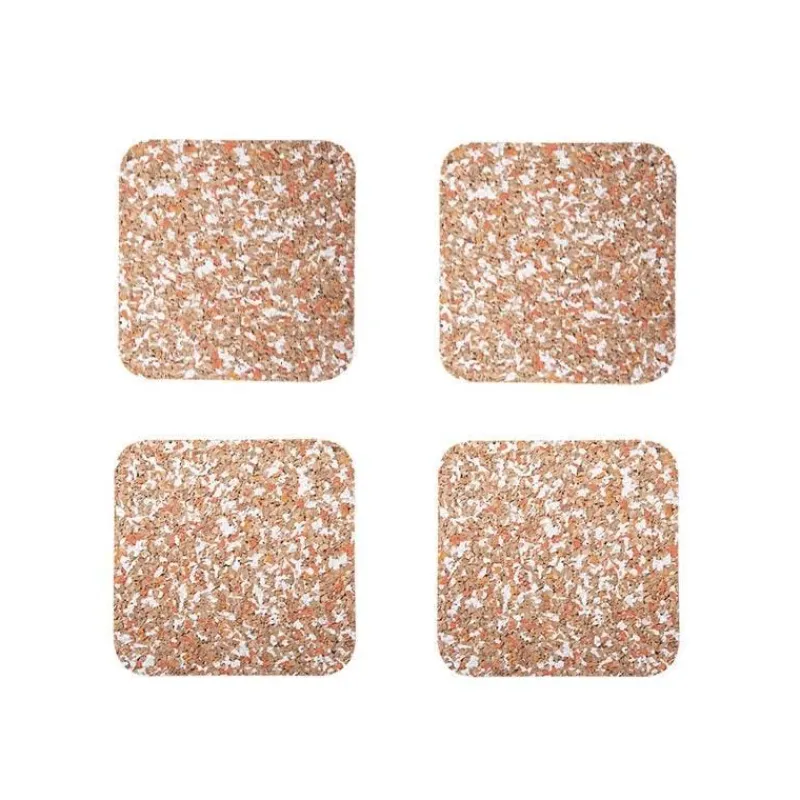 Brew Bliss Küche & Esszimmer-Bunte Korkuntersetzer – Lebendige Getränkeuntersetzer fürs Homeoffice