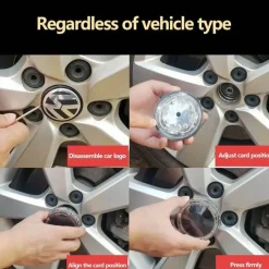 Wild u0026 Free Gear Autozubehör|Automobilindustrie-Bunte LED Solar Reifenkappenleuchten - Helles Autozubehör