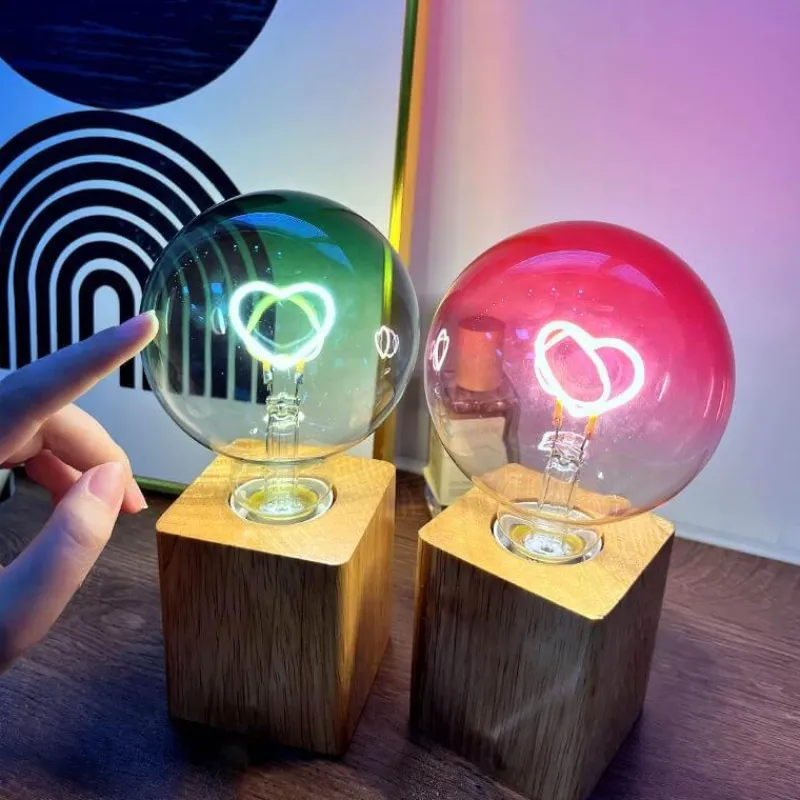 Bright Accents Beleuchtung-Bunte LED-Nachtlichtbirne - Kreative Akzentlampe