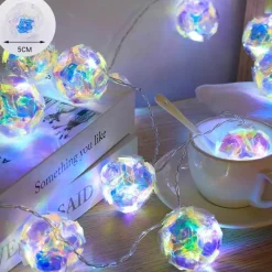 Bright Accents Beleuchtung-Bunte LED-Rosenlichterkette - Dekorative Lichterkette