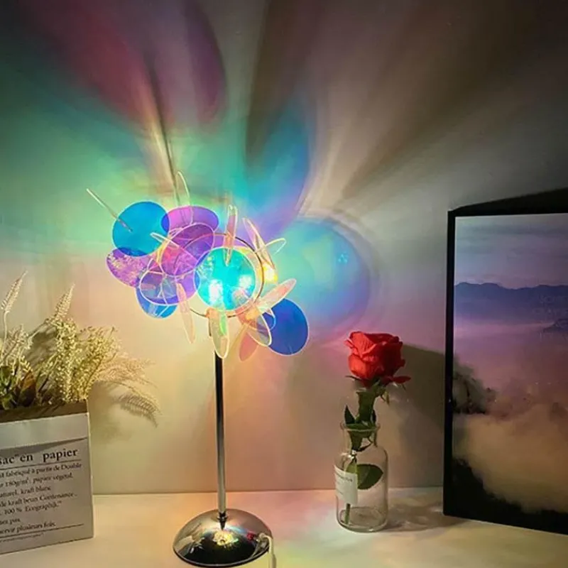 The Gilded Nest Beleuchtung-Bunte Nachtlampe – Entspannende Stimmungsbeleuchtung