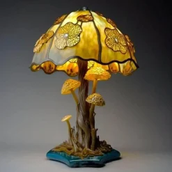 Willow u0026 Whim Beleuchtung-Bunte Pilz-Harzlampe - Einzigartiges Wohndekorlicht