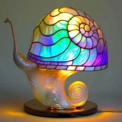 Willow u0026 Whim Beleuchtung-Bunte Pilz-Harzlampe - Einzigartiges Wohndekorlicht