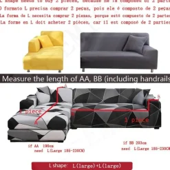 Comfort u0026 Style Gadgets Für Zuhause-Bunter rutschfester Sofabezug – moderner Möbelschutz