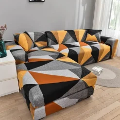 Comfort u0026 Style Gadgets Für Zuhause-Bunter rutschfester Sofabezug – moderner Möbelschutz