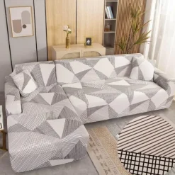 Comfort u0026 Style Gadgets Für Zuhause-Bunter rutschfester Sofabezug – moderner Möbelschutz