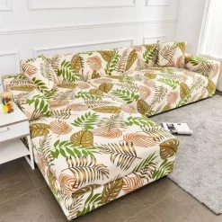 Comfort u0026 Style Gadgets Für Zuhause-Bunter rutschfester Sofabezug – moderner Möbelschutz