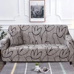 Comfort u0026 Style Gadgets Für Zuhause-Bunter rutschfester Sofabezug – moderner Möbelschutz