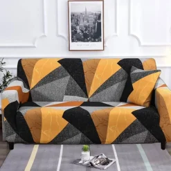 Comfort u0026 Style Gadgets Für Zuhause-Bunter rutschfester Sofabezug – moderner Möbelschutz