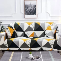 Comfort u0026 Style Gadgets Für Zuhause-Bunter rutschfester Sofabezug – moderner Möbelschutz
