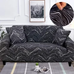 Comfort u0026 Style Gadgets Für Zuhause-Bunter rutschfester Sofabezug – moderner Möbelschutz