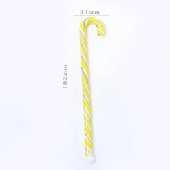 Plates u0026 More Küche & Esszimmer-Bunter Weihnachtslöffel mit langem Griff – Kreativer Rührstab aus Glas für Saft, Kaffee und Kuchen