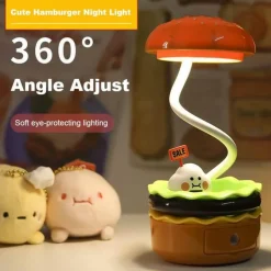 Illuminate Home Beleuchtung-Burger-Nachtlicht – süße LED-Lampe fürs Kinderzimmer