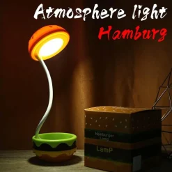 Illuminate Home Beleuchtung-Burger-Nachtlicht – süße LED-Lampe fürs Kinderzimmer