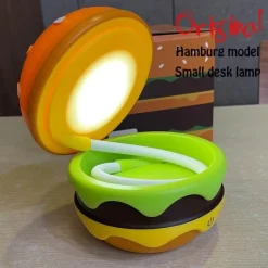 Illuminate Home Beleuchtung-Burger-Nachtlicht – süße LED-Lampe fürs Kinderzimmer