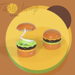 Illuminate Home Beleuchtung-Burger-Nachtlicht – süße LED-Lampe fürs Kinderzimmer