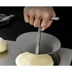 Tom Küche & Esszimmer-Burgerpresse aus Edelstahl – runder Grillzerkleinerer zum Grillen