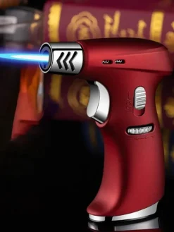 The Outdoor Vault Camping-Werkzeuge|Camping Im Freien-Butan-Fackelfeuerzeug – winddichtes Jet-Flame-Werkzeug