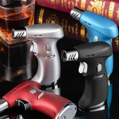 The Outdoor Vault Camping-Werkzeuge|Camping Im Freien-Butan-Fackelfeuerzeug – winddichtes Jet-Flame-Werkzeug