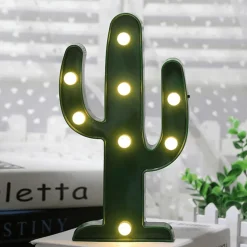 Comfort u0026 Style Beleuchtung-Cactus LED Night Light - Cute Decorative Lamp