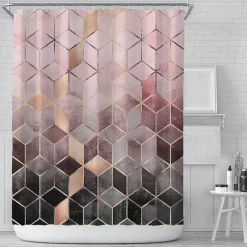 Aqua Essence Badezimmer-Caesar Duschvorhang – Elegantes römisches Badezimmerdekor